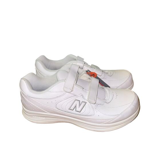 NIB New Balance Walking DSL-2 White Self Fastening Grandpa Shoes
